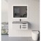 Castello Usa Thames 36-inch White Vanity Set with Gray Top and Black Handles CB-MC-36W-BL-20146-GR - alternate 5